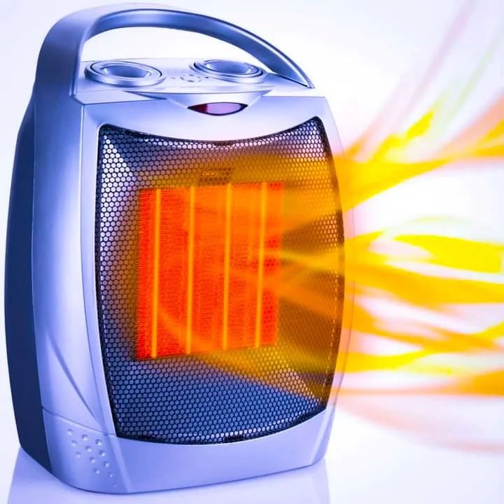 Portable ceramic space heater